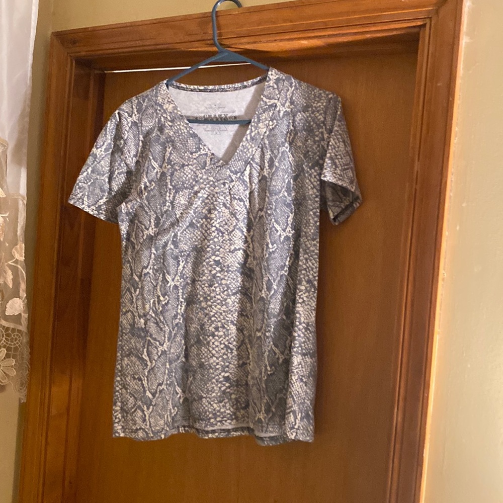 Crazy Train Snake Print Shirt Size Small
